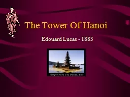 The Tower Of Hanoi