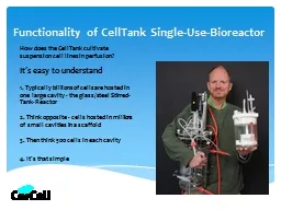 Functionality of CellTank