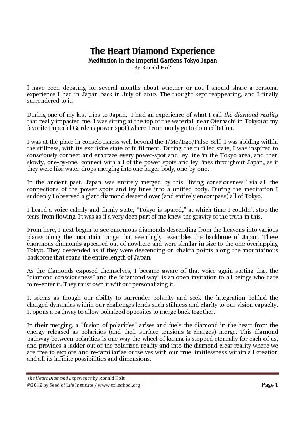 TheHeartDiamondExperience