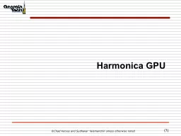 Harmonica GPU