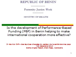 REPUBLIC OF BENIN