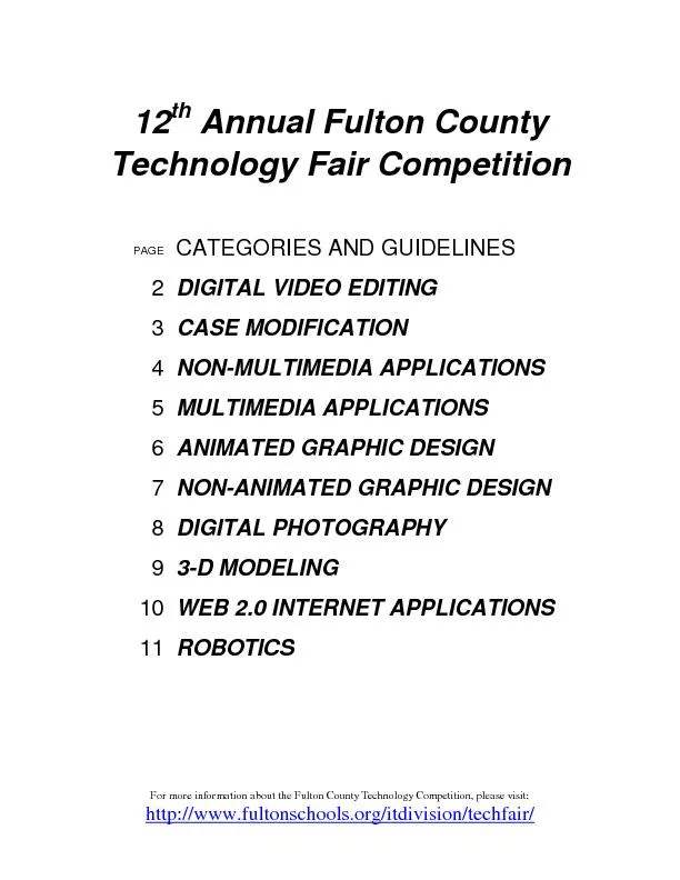 For more information about the Fulton County Technology Competition, p