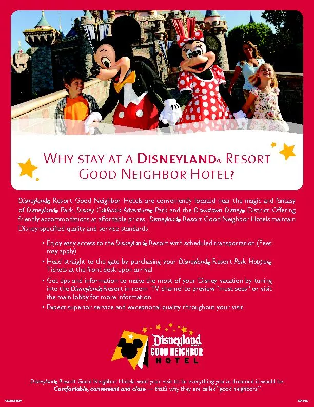 disney resort good neighbor hotels are conveniently located