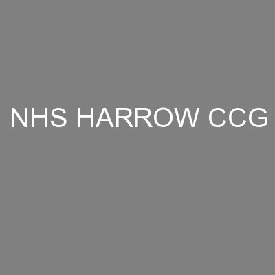 NHS HARROW CCG