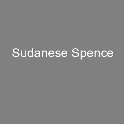 Sudanese Spence