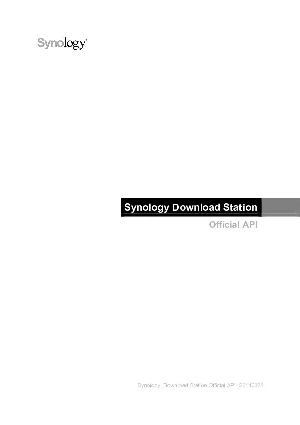 SynologyDownloadStation