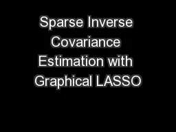 Sparse Inverse Covariance Estimation with Graphical LASSO