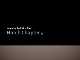 Hatch Chapter 4