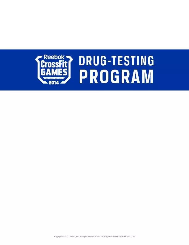 DRUG-TESTING PROGRAM