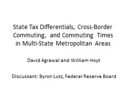 State Tax Differentials, Cross-Border