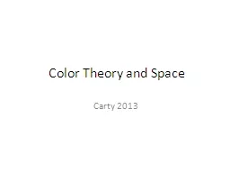 Color Theory and Space