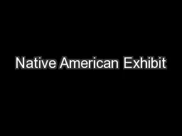 Native American Exhibit