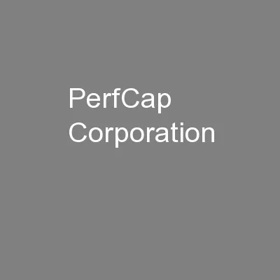 PerfCap Corporation