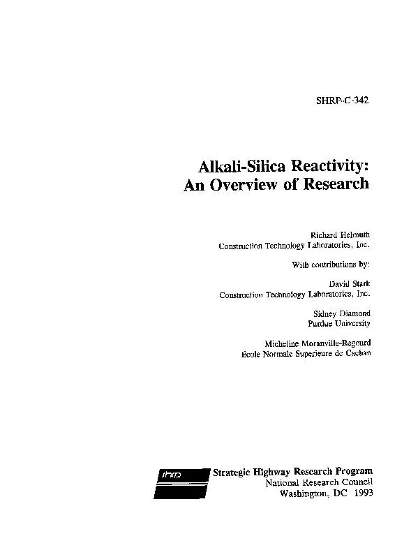SHRP-C-342Alkali-SilicaReactivity:AnOverviewofResearchRichardHelmuthCo