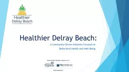 Healthier Delray Beach: