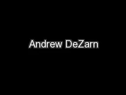 Andrew DeZarn