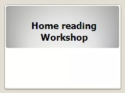 Home reading Workshop