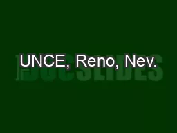 UNCE, Reno, Nev.