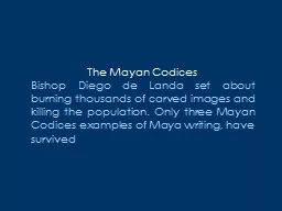 The Mayan Codices