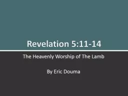 Revelation 5:11-14