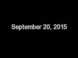 September 20, 2015