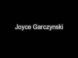 Joyce Garczynski