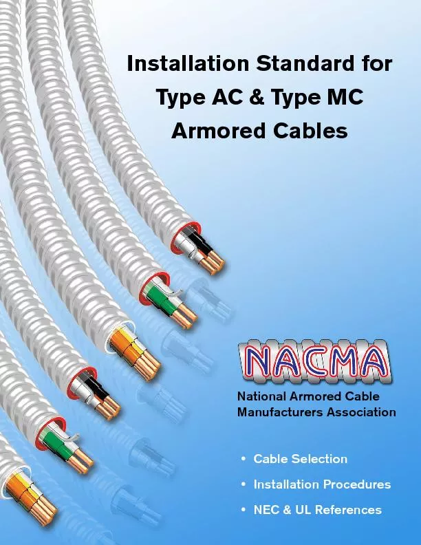 Standard for Installing Armored Cable (AC) and Metal-Clad Cable (MC)
