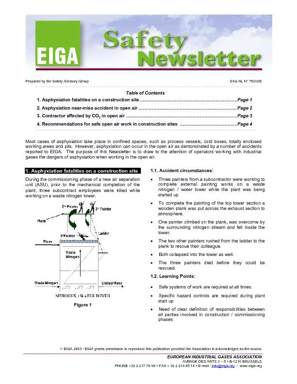 EIGA 2003 - EIGA grants permission to reproduce this publication provi