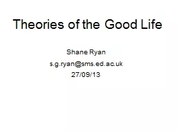Theories of the Good Life