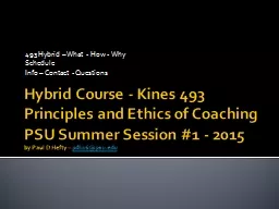 Hybrid Course -