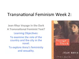 Transnational Feminism Week 2: