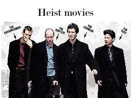 Heist movies