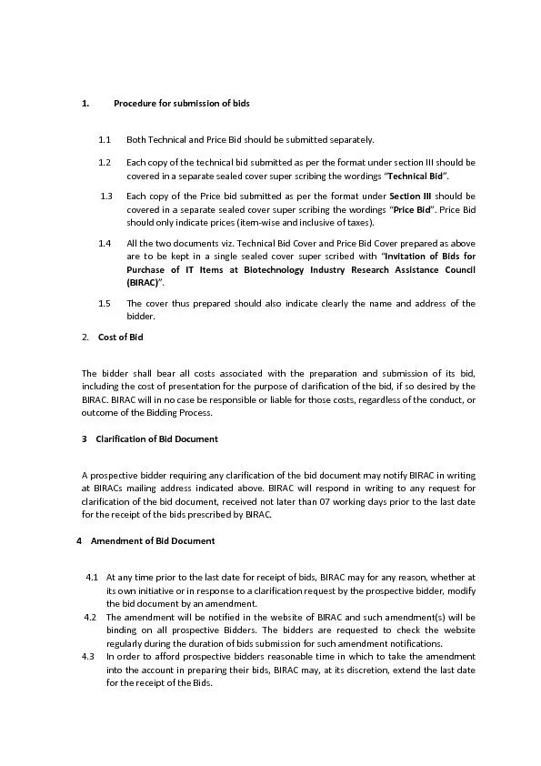 PDF-ProceduresubmissionbidsTechnicalBidsubmittedtechnicalsubmittedseparate thumbnail
