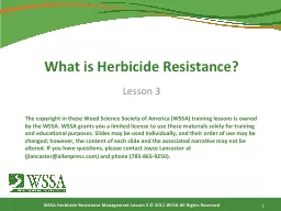 What is Herbicide Resistance?