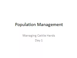 Population Management
