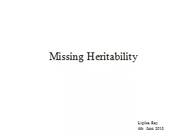 Missing Heritability