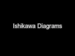 Ishikawa Diagrams