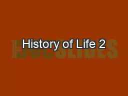History of Life 2