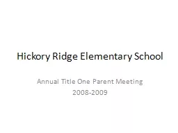 Hickory Ridge Elementary School