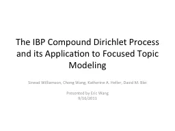 The IBP Compound