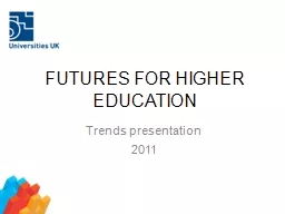 FUTURES FOR HIGHER EDUCATION