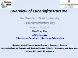 Overview of Cyberinfrastructure