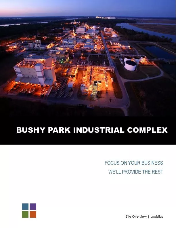 BUSHY PARK INDUSTRIAL COMPLEX BERKELEY COUNTY, SC