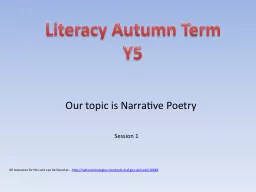 Literacy Autumn Term