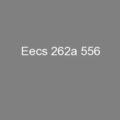 EECS 262a