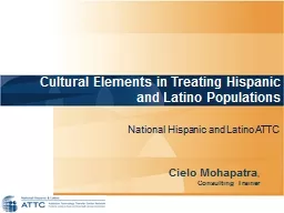 Cultural Elements in Treating Hispanic and Latino Populatio