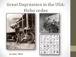 Great Depression in the USA: Hobo codes