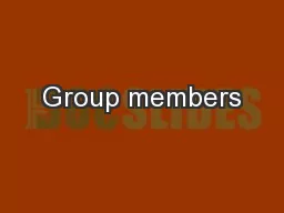 Group members