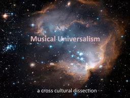 Musical Universalism