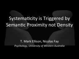Systematicity